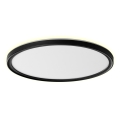 Prezent 27317 - Plafonnier LED pour salle de bains CORDIA, 30W, 230V, 3000–6000K, IP54, Ø 50 cm, noir