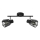 Prezent 27517 - Spot PONTEO 2xE27/40W/230V noir