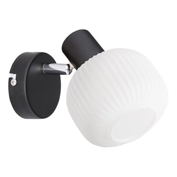 Prezent 27519 - Wandspot ARYA 1xE14/40W/230V zwart/wit
