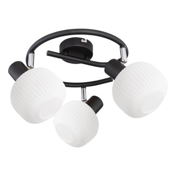 Prezent 27521 - Spot ARYA 3xE14/40W/230V zwart/wit