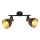 Prezent 27523 - Spot MESCALA 2xE14/40W/230V zwart/rubberen boom