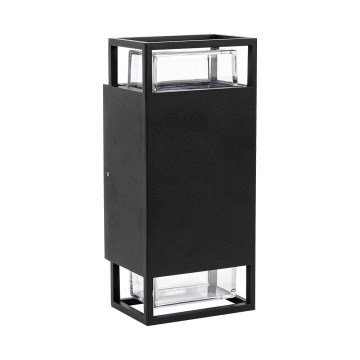 Prezent 28211A - Applique murale extérieure EVENTO 2xGU10/35W/230V IP54 noir