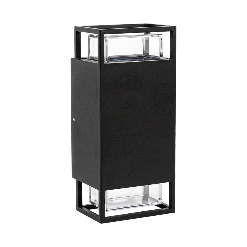 Prezent 28211A - Applique murale extérieure EVENTO 2xGU10/35W/230V IP54 noir