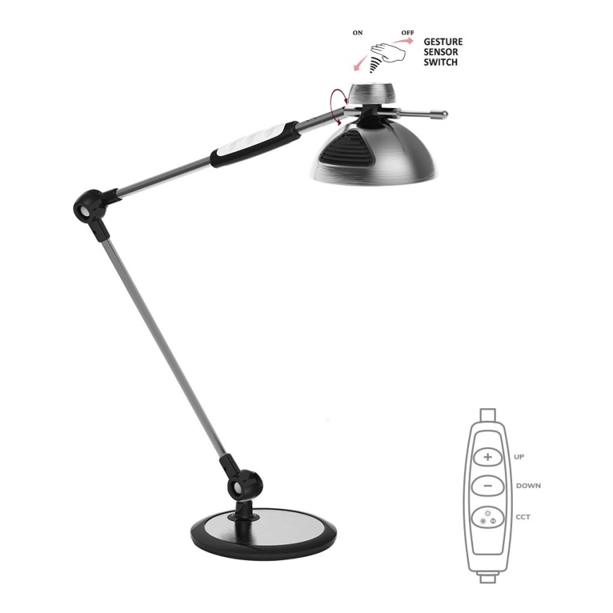 Prezent 31211 - Dimbare LED Tafel Lamp AMSTERDAM LED/10W/230V