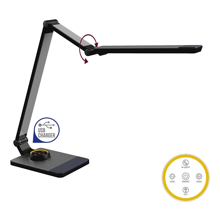 Prezent 31212 - Lampe de table AKAN LED/10W/230V