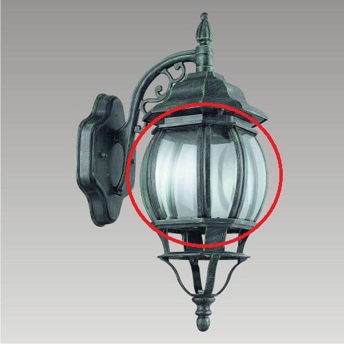 Prezent 39001 - Vervangingsglas voor buitenverlichting PRINZ E27