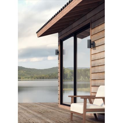 Prezent 39033 - Applique murale d'extérieur RETO 2xGU10/35W/230V IP54