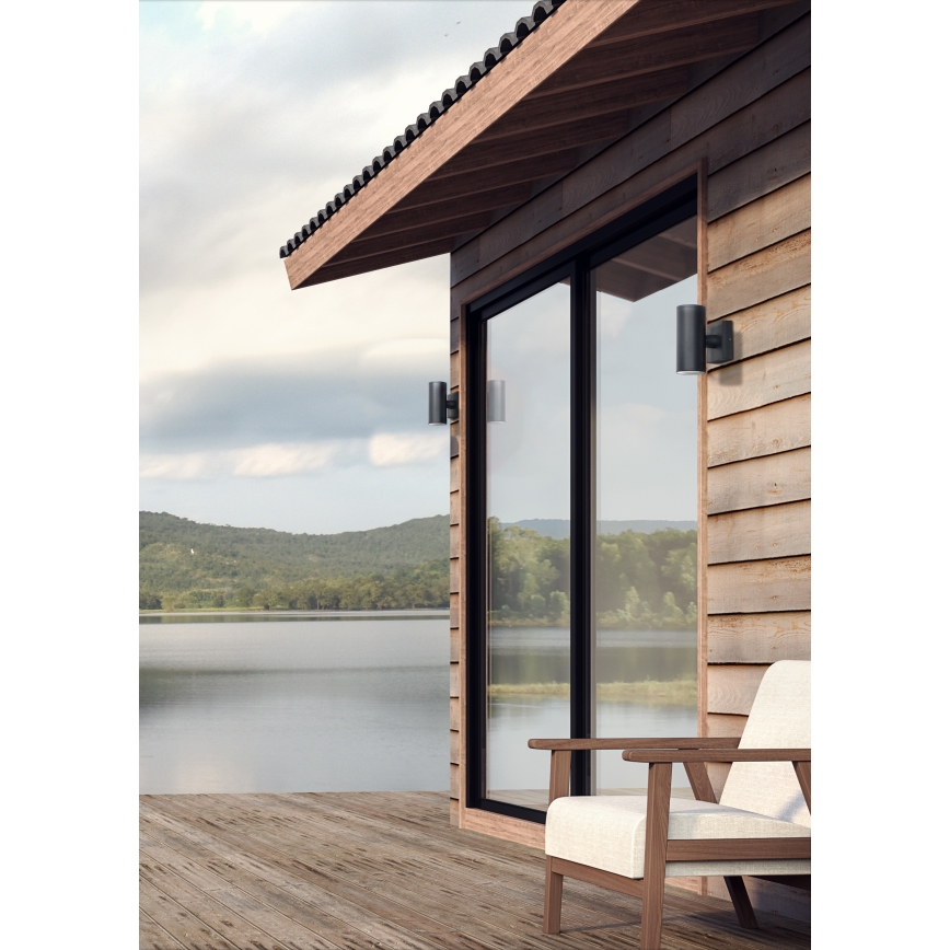 Prezent 39033 - Applique murale d'extérieur RETO 2xGU10/35W/230V IP54