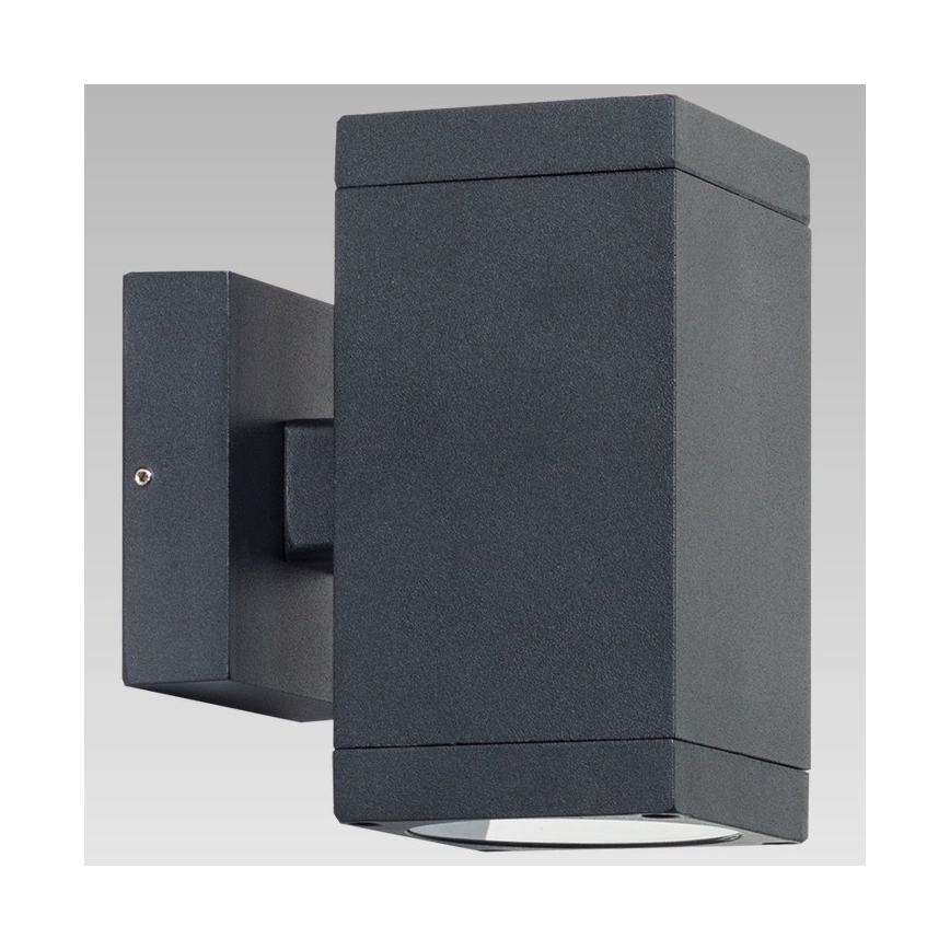 Prezent 39034 - Wandlamp voor buiten RETO SQ 2xGU10/35W/230V IP54