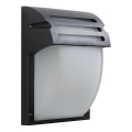 Prezent 39038 - Buitenwandlamp AMALFI 1xE27/60W/230V IP44 zwart
