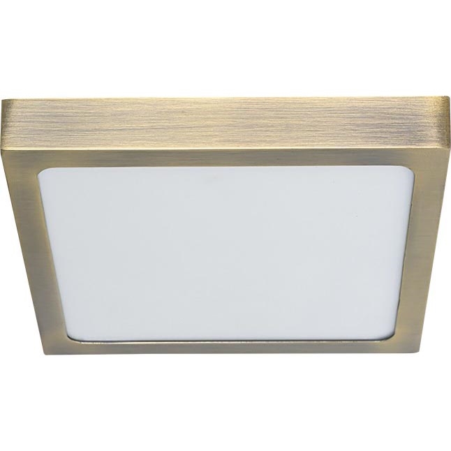 Prezent 49062 - LED Plafondlamp LENYS LED/9W/230V 4000K 12x12 cm messing