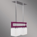 Prezent 51262 - Suspension SANGA 2xE14/60W/230V violet