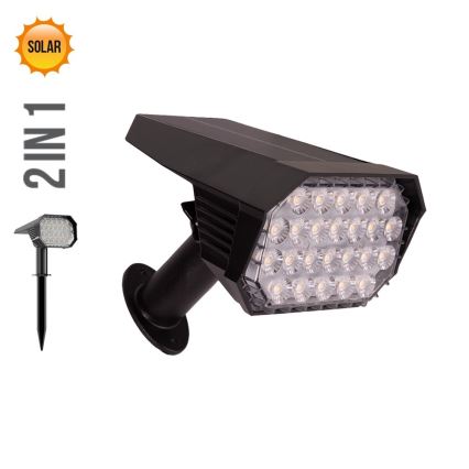 Prezent 65285 - Éclairage solaire 2en1 FOLD LED/4,8W/3,7V IP65 1200 mAh