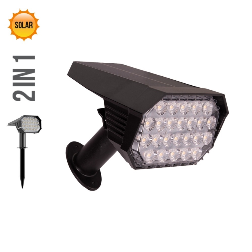 Prezent 65285 - Éclairage solaire 2en1 FOLD LED/4,8W/3,7V IP65 1200 mAh
