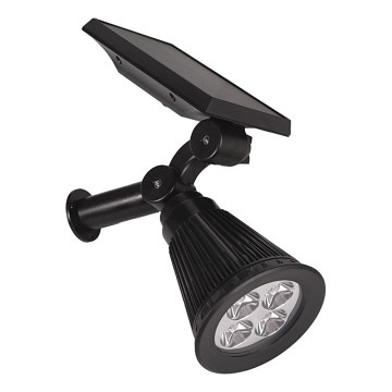 Prezent 65286 - LED Solar lamp 2in1 LION LED/2W/3,7V IP44 2220 mAh