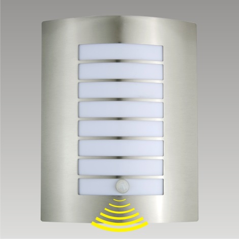 Prezent 66001 - Buiten wandlamp met sensor MEMPHIS 1xE27/60W/230V IP44