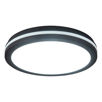 Prezent 70334 - Plafonnier LED d'extérieur à intensité variable GARDEN LED/20W/230V 3000/4000/6000K IP65 Ø 23 cm noir