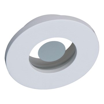 Prezent 71114 - Plafonnier encastré pour salle de bains FAY 1xGU10/50W/230V Ø 8,5 cm IP44 blanc