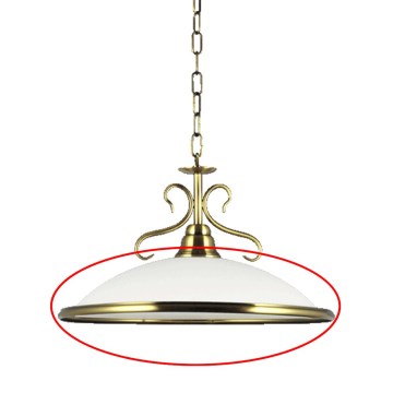 Prezent 75351 - Vervangend glas voor kroonluchter VIOLA E27