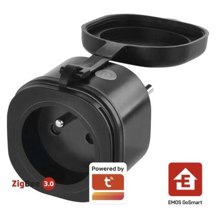 Prise connectée extérieure GoSmart 3680 W/230 V/16 A Tuya IP44
