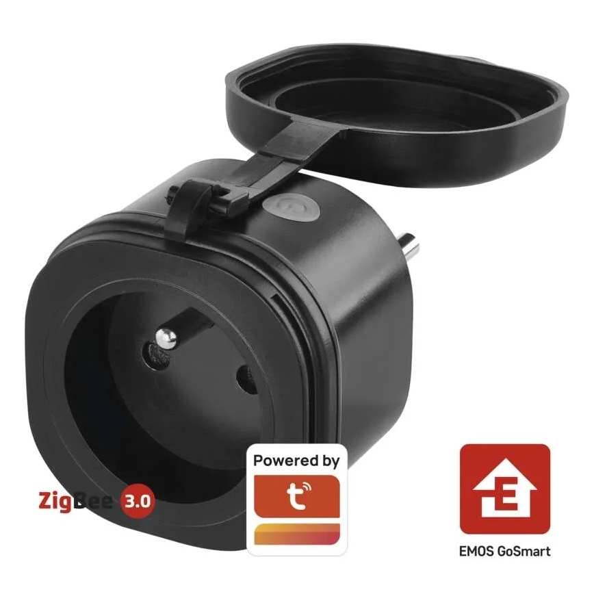 Prise connectée extérieure GoSmart 3680 W/230 V/16 A Tuya IP44