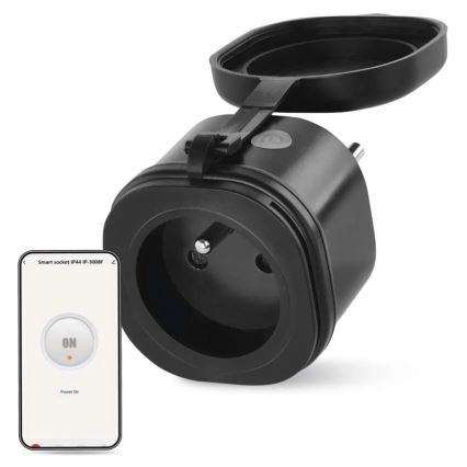 Prise connectée extérieure GoSmart 3680 W/230 V/16 A Tuya IP44