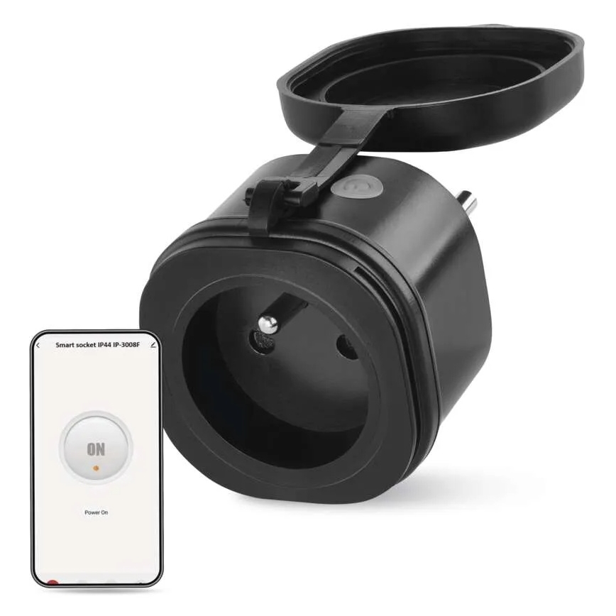 Prise connectée extérieure GoSmart 3680 W/230 V/16 A Tuya IP44