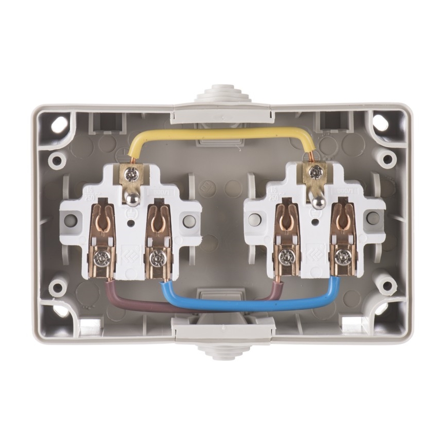 Prise d'extérieur FRENCH 250V/16A IP44 2Z