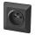 Prise domestique 250V/16A anthracite