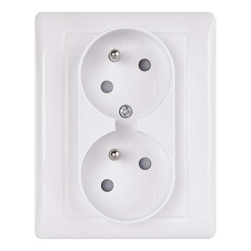 Prise double domestique FRENCH 250V/16A