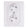 Prise double domestique FRENCH 250V/16A