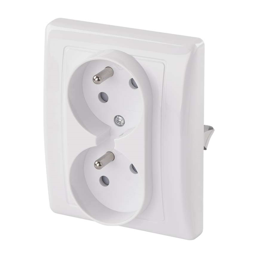 Prise double domestique FRENCH 250V/16A
