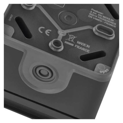 Prise double pour environnement humide IP55