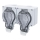 Prise double pour milieux humides 230 V / 16 A, IP66