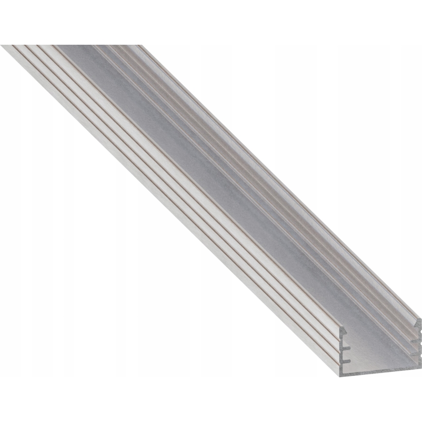 Profil encastrable pour rubans LED 1 m argenté/blanc
