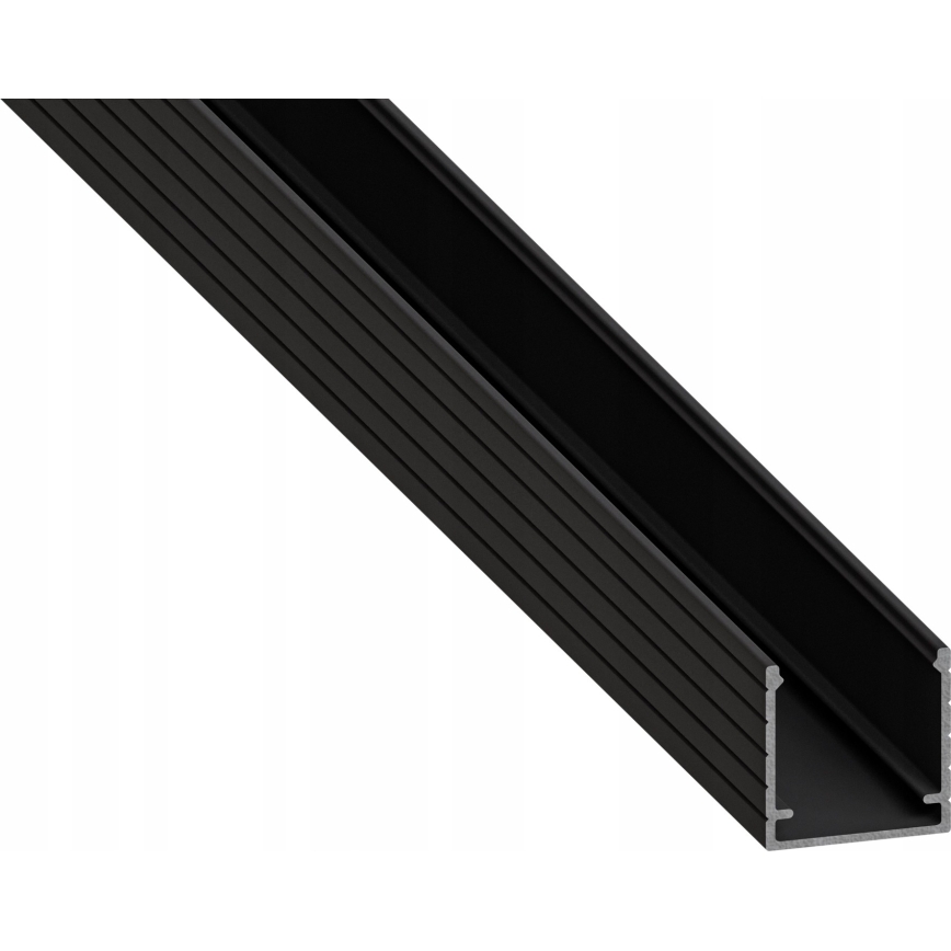 Profil encastrable pour rubans LED 1 m noir/blanc