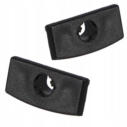 Profil encastrable pour rubans LED — 1 m, noir/blanc