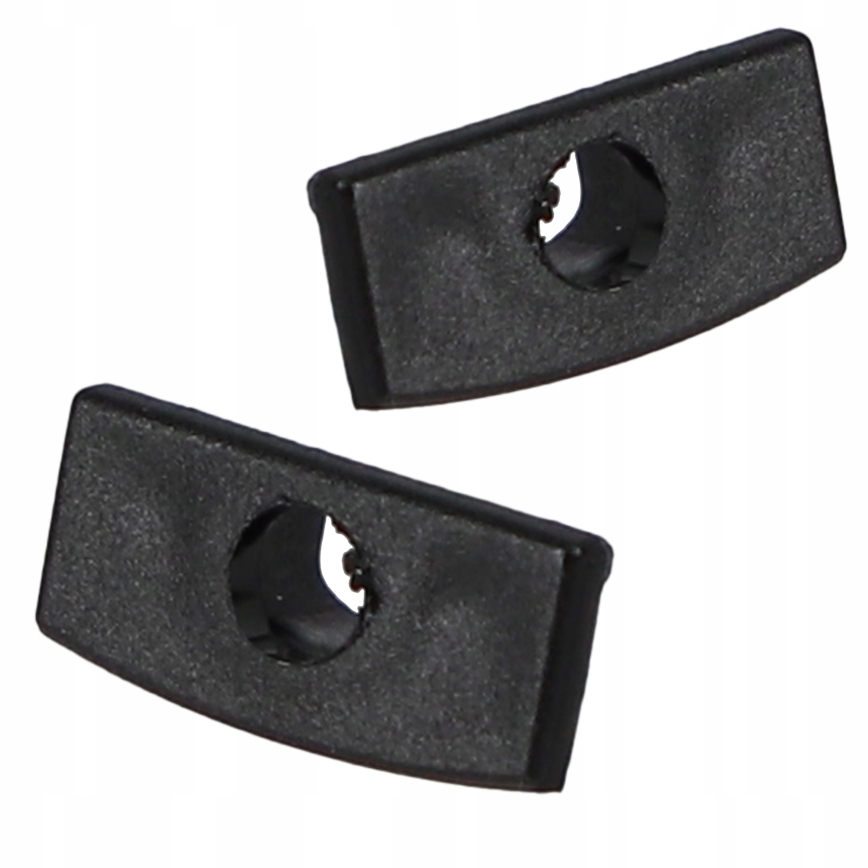 Profil encastrable pour rubans LED — 1 m, noir/blanc