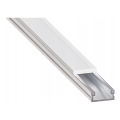 Profilé encastrable pour rubans LED 1 m argent/blanc