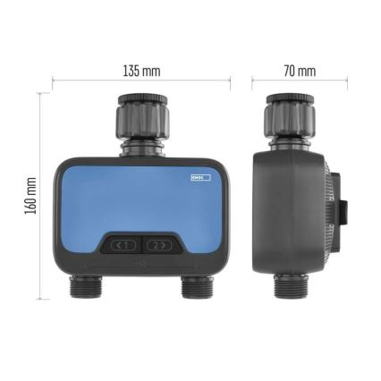 Programmateur d'arrosage GoSmart 2 sorties