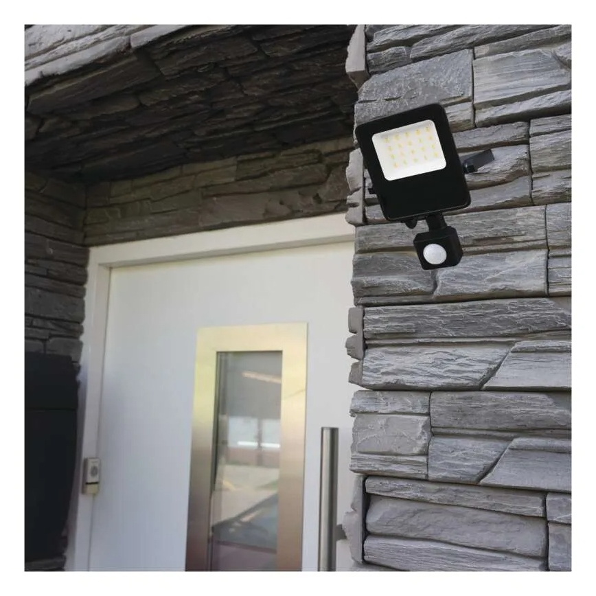 Projecteur avec détecteur VISIO LED/10W/230V 4000K IP65