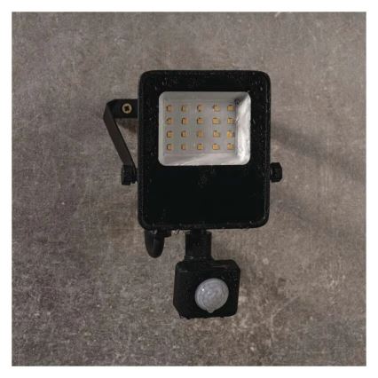 Projecteur avec détecteur VISIO LED/10W/230V 4000K IP65