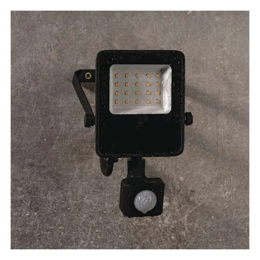 Projecteur avec détecteur VISIO LED/10W/230V 4000K IP65