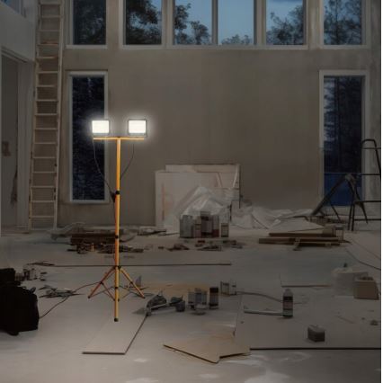 Projecteur avec support NOCTIS 2xLED/50W/230V 4000K IP65