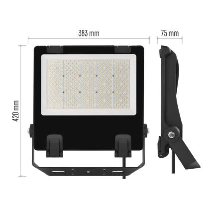 Projecteur AVENO LED/200W/230V 4000K 32000 lm IP66 noir
