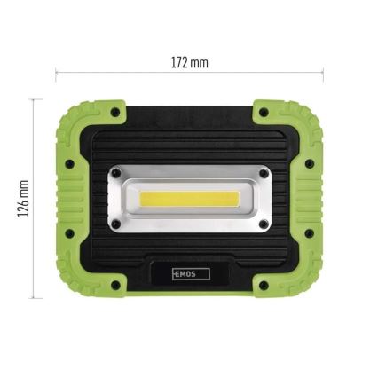 Projecteur COB rechargeable LED/3,7V 3000 mAh IP44