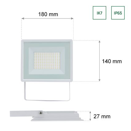 Projecteur d'extérieur LED NOCTIS LUX 3 LED/50W/230V IP65 blanc