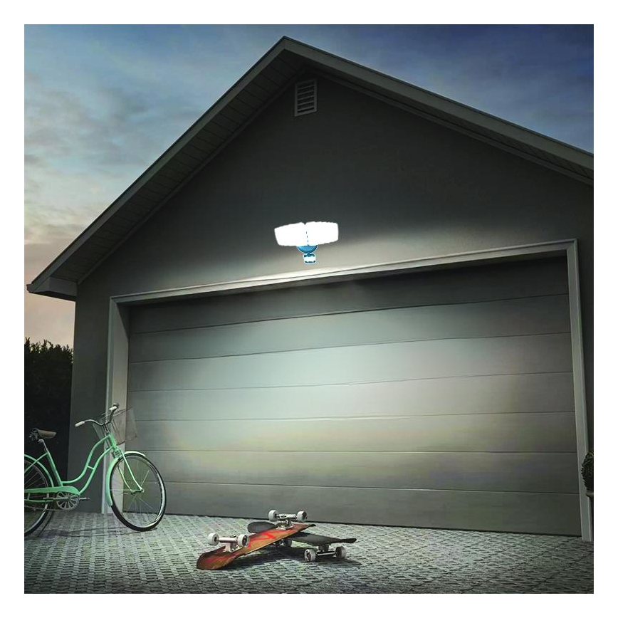 Projecteur extérieur avec détecteur LED/24W/230V 3000/4000/6000K IP54 anthracite