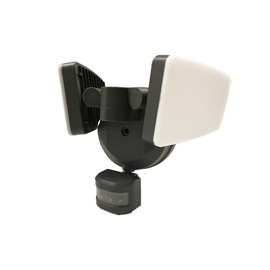 Projecteur extérieur avec détecteur LED/24W/230V 3000/4000/6000K IP54 anthracite