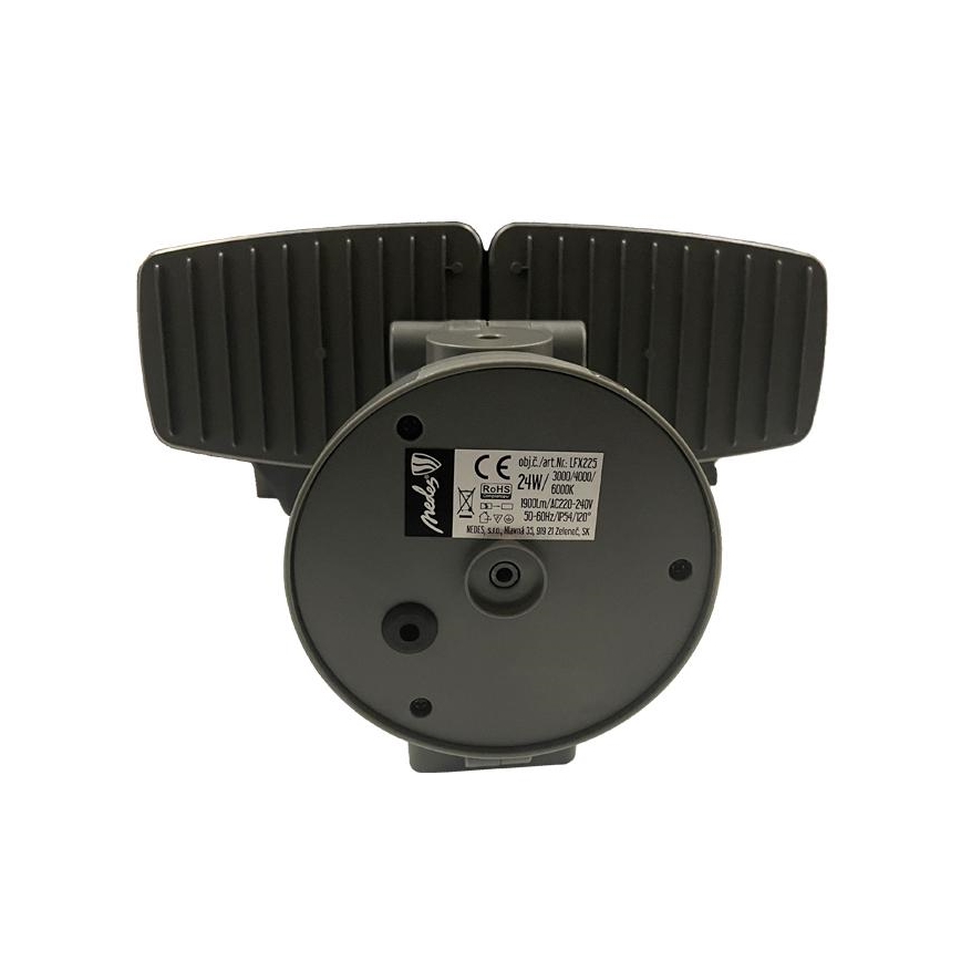 Projecteur extérieur avec détecteur LED/24W/230V 3000/4000/6000K IP54 anthracite